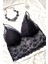 Kadın Siyah Dantelli Şık Bralet 4