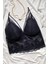 Kadın Siyah Dantelli Şık Bralet 3