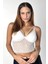 Kadın Beyaz Dantelli Şık Bralet 1