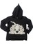 Dalmaçyalı Desenli Kapşonlu Sweatshirt 1