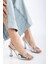 Felya Arkası Açık Topuklu Ayakkabı Bej 2