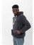 Grody.t Unisex Kapüşonlu Peluş Sweatshirt Hoody Gri 3