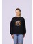 Gözlüklü Köpek Temalı Özel Tasarım Crop Sweatshirt 1