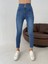 Yüksek Bel Likralı Jean Pantolon 90 cm 5