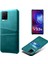 Vivo Y21 / Vivo Y21S / Vivo Y33S Darbeye Dayanıklı Telefon Kaplaması Pu Deri ve Pc Telefon Kılıfı 2 Kart Yuvası ile (Yurt Dışından) 1