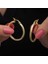 Gümüş Gold 3 mm Burgu Şarnel Küpe 1