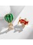 Asimetrik Uçak Balon Yaratıcı Saplama Küpe, Kompakt Küpe (Yurt Dışından) 2