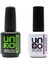 Uno Top Coat Super Shine 15ML - Uno Rubber Base Coat 15M 3