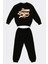 Erkek Çocuk Baskılı Şardonlu Sweatshirt Eşofman Altı 2'li Takım 4