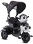 0127A Lüx Little Panda Ebeveyn Kontrollü Tenteli Müzikli Tricycle Üç Teker Bisiklet 2