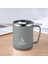 304 L Çelik Gri Sıcak Soğuk 500 ml Kahve El Termos Kupa Mug CIN557GR 2
