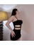 Sandy Kumaş Beli Cut Out Detay Askılı Mini Elbise 2