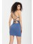 Sandy Cut Out Detay Askılı Mini Elbise 3