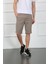 Erkek Sort Es Roy 7023-01 Beige 3