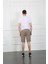 Erkek Sort Es Roy 7023-01 Beige 4