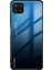 Samsung Galaxy M32 (Global Versiyon) Için Gradyan Renk Anti Scratch Glass+Tpu Telefon Kılıfı Kapağı-Blue/siyah (Yurt Dışından) 1