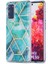 Iml Imd Mermer Deseni 2.0mm Tpu Telefon Kapağı Kılıfı Samsung Galaxy S20 Fe 4g/fe 5G/S20 LITE/S20 Fe 2022-YEŞIL (Yurt Dışından) 1