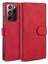 Samsung Galaxy NOTE20 ULTRA/NOTE20 Ultra 5g-Red Için Retro Deri Cüzdan Stand Kapağı (Yurt Dışından) 1
