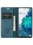 Samsung Galaxy S20 Fe 4g/fe 5G/S20 LITE/S20 Fe 2022/S20 Fe 2022-BLUE Için Otomatik Emilmiş Deri Folio Flip Stand Stand Cüzdan Kılıfı (Yurt Dışından) 2