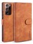 Samsung Galaxy NOTE20 ULTRA/NOTE20 Ultra 5g-Brown Için Retro Deri Cüzdan Standı Kapağı (Yurt Dışından) 1