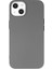 Apple iPhone15 Plus Içi Kadife Lansman Silikon Kılıf - Gri 1