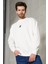 JB Erkek Üç İplik Göğsü Baskılı Sweatshirt 1