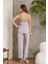Kadın 2820 Dantelli Penye 3'lü Kadın Pijama Takımı 3