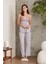 Kadın 2820 Dantelli Penye 3'lü Kadın Pijama Takımı 5