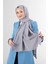 Gri Harem Scarf Elsa Şal 1