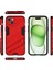 iPhone 15 Plus Için Sert Pc Tpu Hibrit Düşme Önleyici Stand Telefon Kılıfı (Yurt Dışından) 2