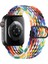 Apple Watch Uyumlu 38MM 40MM 41MM 2 Adet Set 1/2/3/4/5/6/se/7/8/9 Kordon Loop Örgülü Kordon 3