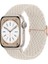 Apple Watch Uyumlu 38MM 40MM 41MM 2 Adet Set 1/2/3/4/5/6/se/7/8/9 Kordon Loop Örgülü Kordon 4