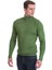 Yeşil Slim Fit Fitilli Balıkçı Yaka Yünlü Triko Kazak 4