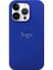 Apple iPhone 15 Pro Max Ile Uyumlu Premium Kılıf Kadife Iç Yüzey Logo Lansman Kapak Mavi 1