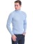 Mavi Slim Fit Fitilli Balıkçı Yaka Yünlü Triko Kazak 3