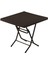 80X80 Rattan Bahçe Katlanır Masası 1