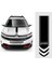 Citroen Için Uyumlu Aksesuar Oto Kaput Şerit Sport Sticker. 60*15 cm 1