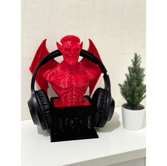 KemX3D Demon İblis Büst veya Kulaklık Tutucu