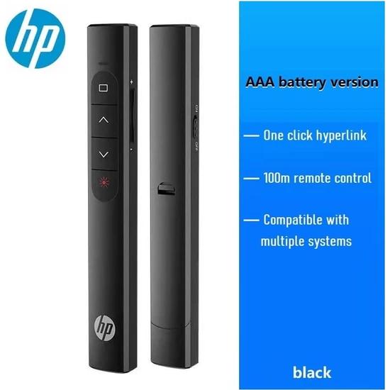 HP SS10 Wireless Presentation Flip Pen Kalem Pilli Kablosuz Lazer Sunum Kumandası