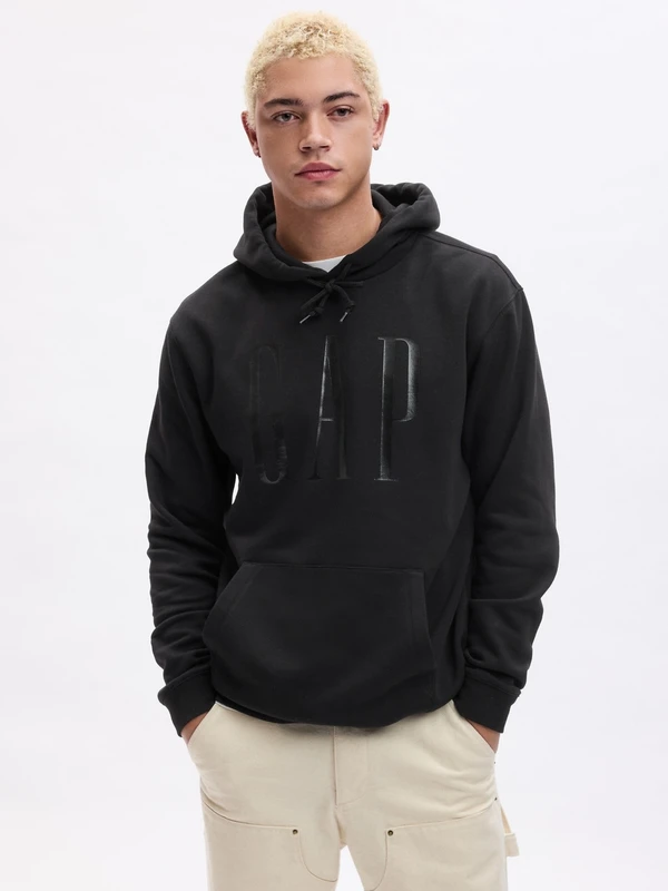 Gap Erkek Siyah Gap Logo Sweatshirt