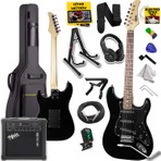 Midex RPH-30BK-25AMP Gül Klavye SSS 25W Amfili Elektro Gitar Seti