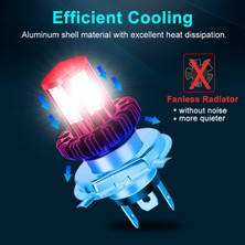 Aututer Far Ampulleri LED 1200LM 6000K BA20D (Yurt Dışından)