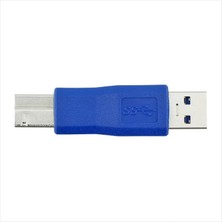 Mavi Ay Bilişim USB 3.0 Erkek To USB B Çevirici Dönüştürücü Konnektör