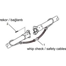 Sapancı SPC30 Whip Check Safety Cables Hortum Tutucu 5 Adet