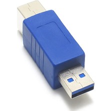 Mavi Ay Bilişim USB 3.0 Erkek USB B Dişi Çevirici Dönüştürücü Adaptör