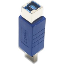 Mavi Ay Bilişim USB 3.0 Erkek USB B Dişi Çevirici Dönüştürücü Adaptör