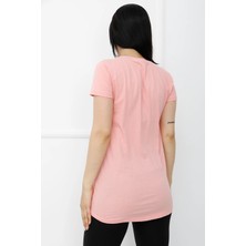 Butik Mine Baskılı Tshirt Pembe - 310.623.