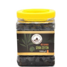 Demir Çiftliği Gemlik Yağlı Sele Siyah Zeytin (291-320 Kalibre - S) 1 kg