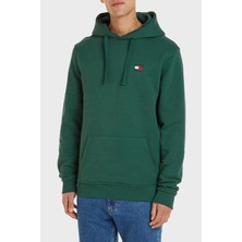 Tommy Jeans Pamuklu Regular Fit Kapüşonlu Sweat Erkek Sweat DM0DM17988 L4L