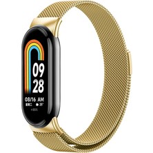 MobaxAksesuar Xiaomi Mi Band 8 / Band 9 Kordon Milano Loop Metal Kordon